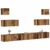 VidaXL Wall-Mounted TV Unit Set 7 Pcs Old Wood Engineered Wood 3329211