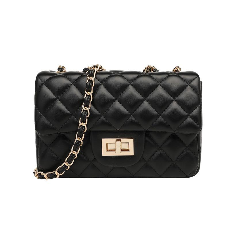 Klassische Tasche Neue trendige Promi-Atmosphären-Diamantketten-Umhängetasche Lässige Mode-Schultertasche