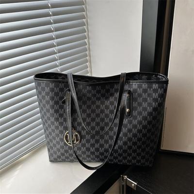 Stylová taška tote, Vintage kabelka, Velká taška přes rameno do podpaží pro ženy Vhodná pro každodenní nošení, do práce, na ven, na cestování, na nákupy