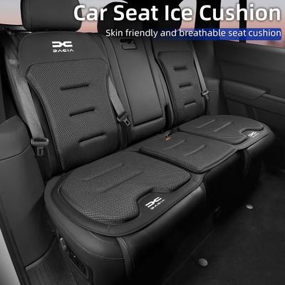 Car Seat Booster Cushion Ice Silk Backrest Seat Cover Accessories For Dacia Duster Logan Sandero Lodgy Dokker Sandero Stepway
