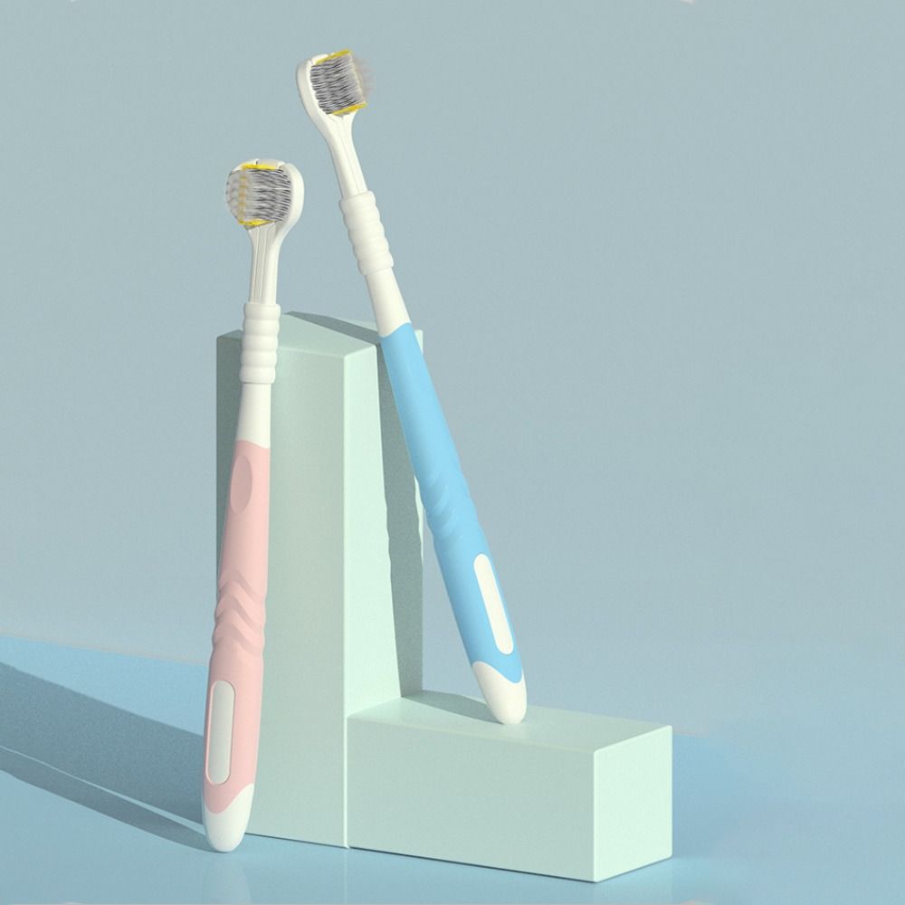 U-shaped Three Sided Toothbrush 3D Fully Wrapped Soft Bristled Cleaning Brush Adult Household Gift Tooth Care