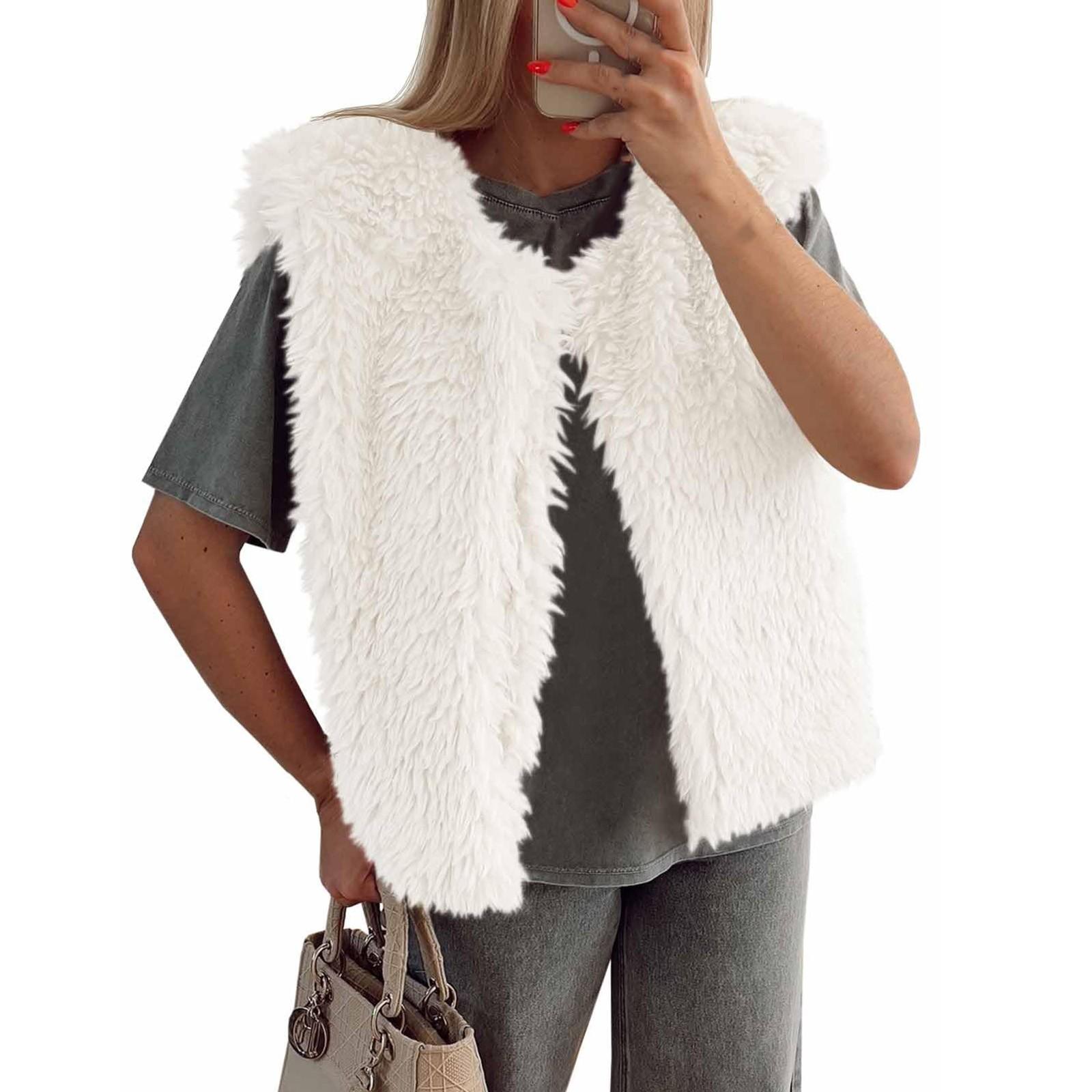 

Женский однотонный средне-длинный повседневный кардиган, вязаный со свободным свитером-пальто XL белый