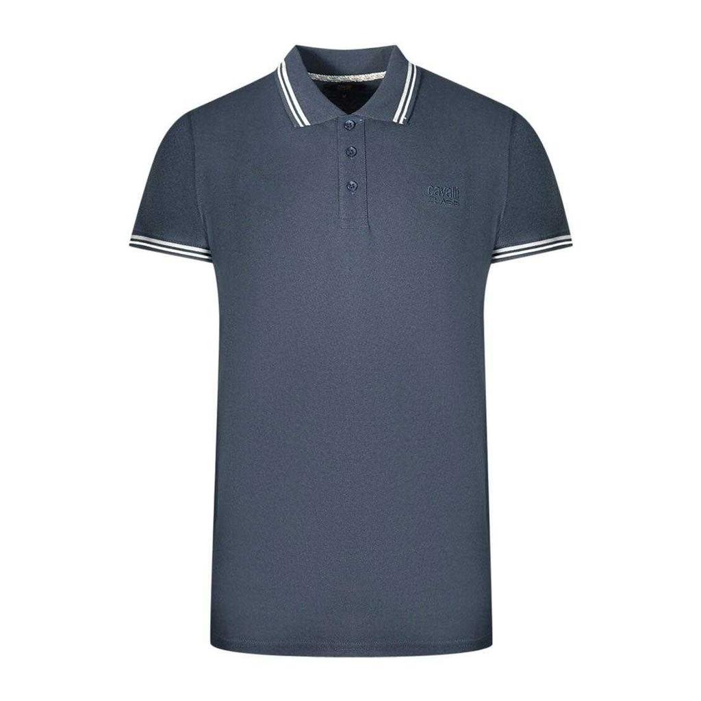 Cavalli Class Unisex Adult Double Tipped Collar Polo Shirt