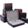2/4/8/10 Slots PU Leather Watches Simple Organizer Box Travel Storage Bag Pouch Double Layer Watch Band Organizer Holder Case
