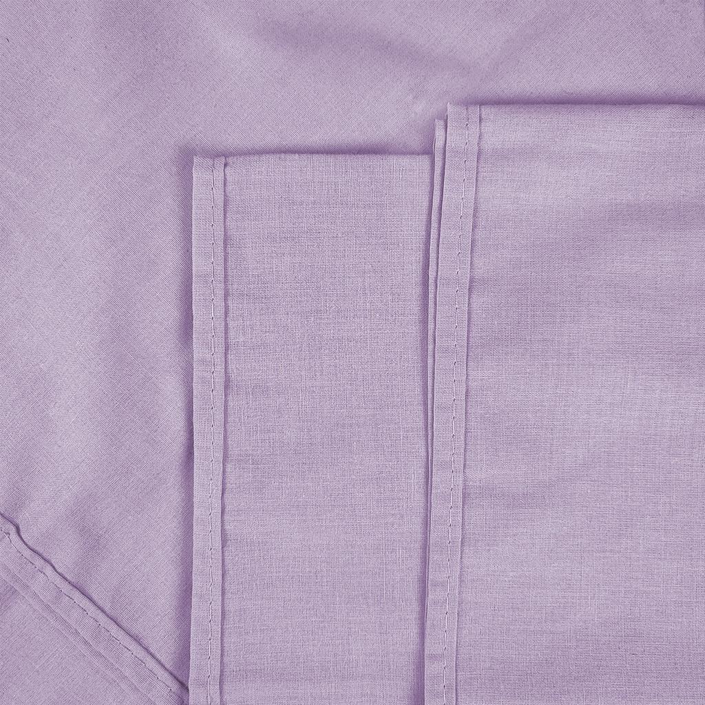 COTTON FITTED SHEET 160x210 BREATHABLE Durable HEATHER Color