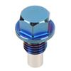 M12 X 1.5 Magnetic Oil Drain Plug Ti Alloy Universal Extract Small Metal Particles Magnetic Oil Pan