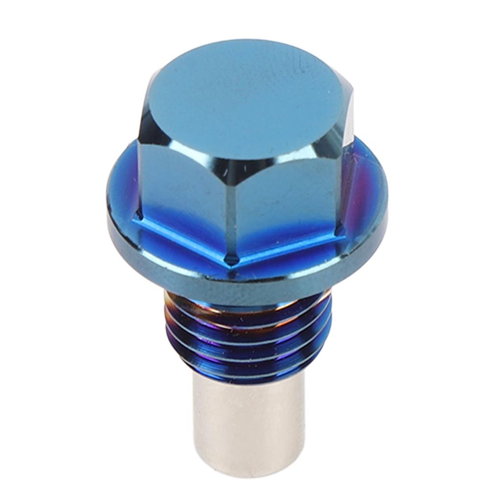 M12 X 1.5 Magnetic Oil Drain Plug Ti Alloy Universal Extract Small Metal Particles Magnetic Oil Pan