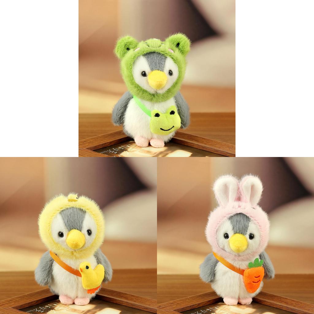 Cute Penguin Plush Keychain With Pp Cotton Filling For Kids And Adults