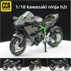 Alloy Kawasaki Simulation Ninja Motorcycle Model Toy For Play Display And