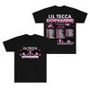 Lil Tecca The Dopamine Experience Tour 2025 Magliette Donna Uomo HipHop Manica Corta