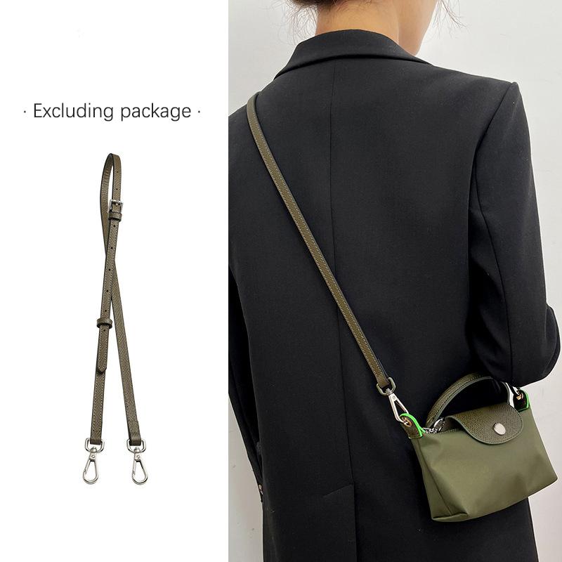 Tasche Lederriemen Universite Mini Tasche Schulterriemen Grau Mini Tasche Stanzfreie Modifikation Zubehör