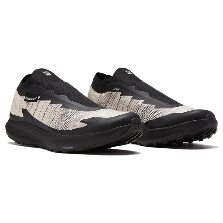 Salomon Pulsar Advanced Comfortable Daily Fabric Non-Slip Wrap Low-Top Trail Running Shoes Unisex sneaker Black Brown 470504