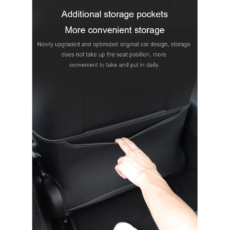 For Tesla Model Y Juniper Seat Anti-kick Pad Rear Safety Seat Anti-Wear Pad Model 3 Highland Rear Seat Car Backrest Protection