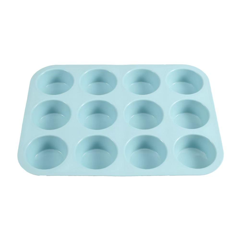 Nonstick Silicone Mini Muffin Pan,Nonstick Baking Pans, Muffin Baking Food Grade Silicone Cupcake Molds, Food Safe Egg Tart Mold