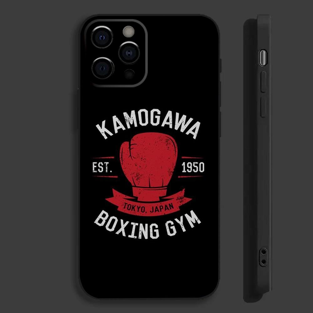 

H-Hajime no I-Ippo Чехол для телефона Для iPhone 16,15,14,13,12,11,Pro,Max,Plus,Mini,X,XS,XR,8,7,S,Plus,SE Бесплатная доставка Мягкий Черный iPhone13PROMAX