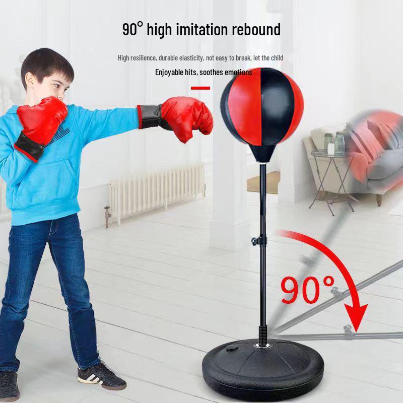 Children's Desktop Boxing Speed Ball Set - Suction Cup Reaction Trainer for Stress Relief