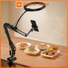 Xiaomi LED Fill Light with Flexible Arm Phone Holder Stand for Video Recording Live Streaming Cooking Adjustable Articulating Arm