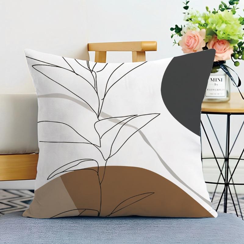 Morandi Farbabstimmung Druck Dekorative Kissenhülle Schlafzimmer Wohnzimmer Quadratische Kissenhülle