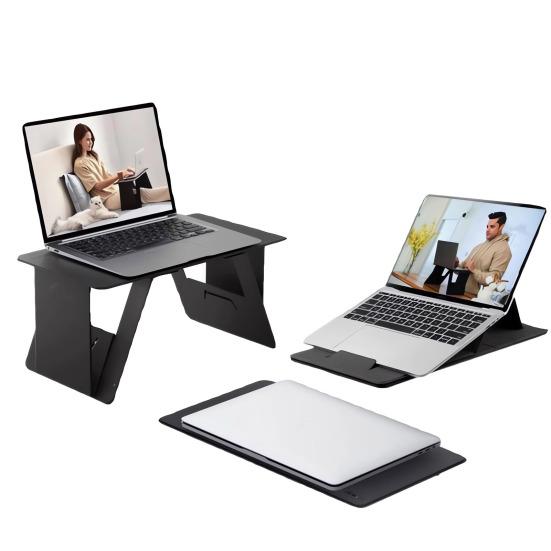 Stojan na notebook Prostorově úsporný skládací stojan na počítač Nastavitelný malý stolek na notebook pro domácí ložnici