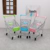 Mini Realistic Supermarket Shopping Cart & Play Food Set for Kids
