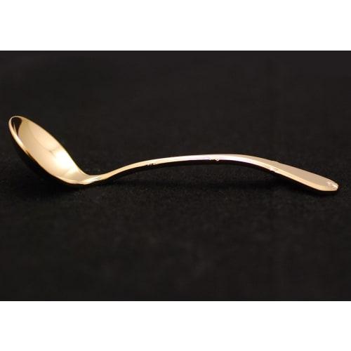 Eve-mode TRIO 18-8 Largo Sugar Ladle, Gold-Plated Finish