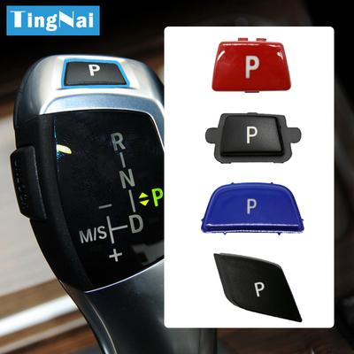 Car Gear Shift Lever Auto Parking P Button Cap Cover Replacement For For BMW 3 5 7 X3 X4 X5 X6 Series  E90 F30 F10 F01