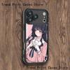 K-Kaoruko W-Waguri Phone Case For iPhone 17,16,15,14,13,12,11,Pro,Max,Plus,X,XS,SE4,E,Mini Black Thickened Border Case