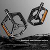 High Speed Aluminum Bike Pedals Cycling High Strengths Wide Platform Pedals for Various Cycling Environment