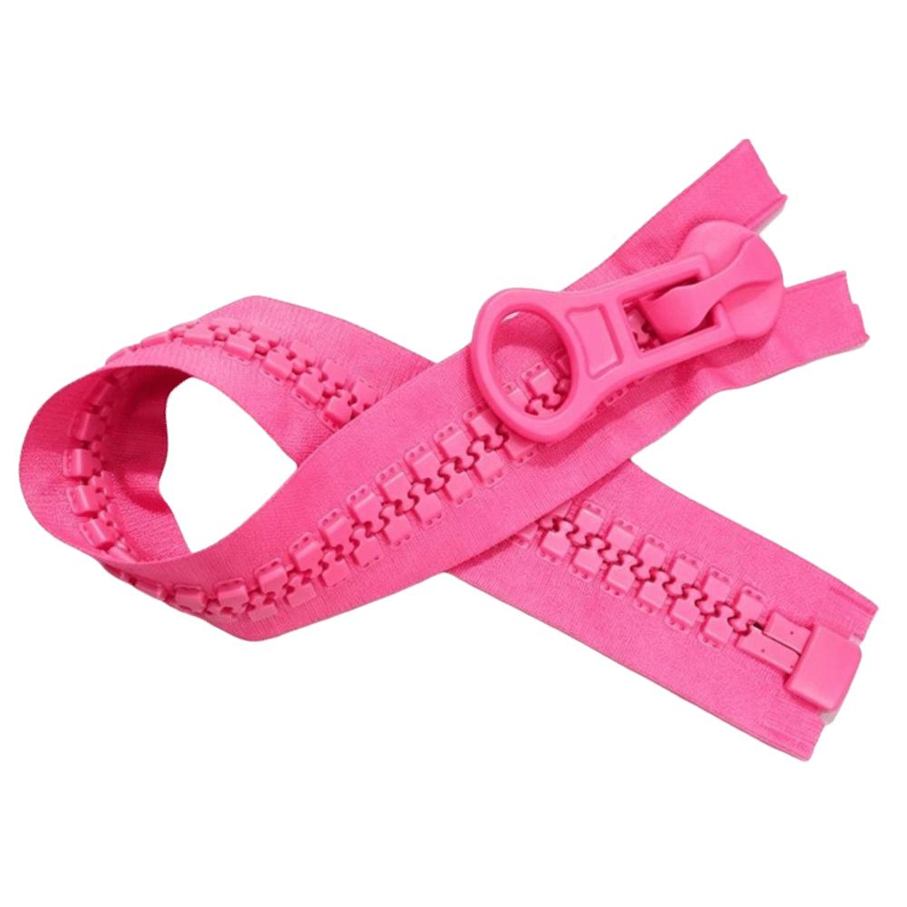 Resin Big Zippers 30# 60cm Slider Head Sewing Bags Pull Ring Zip Christmas