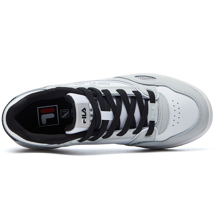 Fila Heritage-FHT Fabric Synthetic Leather Low-Top Sneakers Women Sneakers Light-Gray F12W131215FGW