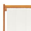 Folding Beach Chairs 2 Pcs. Cream White Fabric