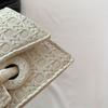 Woven Pattern Mini Handbag Women Solid Color Crossbody Bag Fashion Top Handle Square Purse