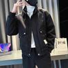 Spring and Autumn Stand Collar Jacket Men's Handsome Short Jacket New Casual Korean Style Trendy Men's Top