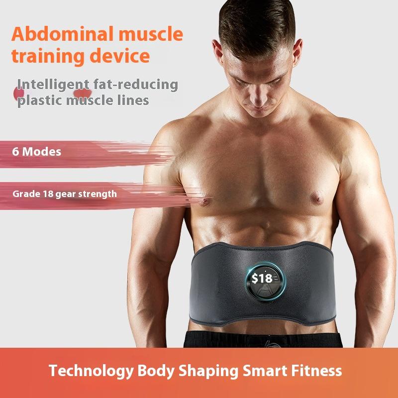 Ems pás na hubnutí inteligentní břišní zařízení fitness líný břišní sval nálepka na tvarování těla masér na odstranění tuku stroj