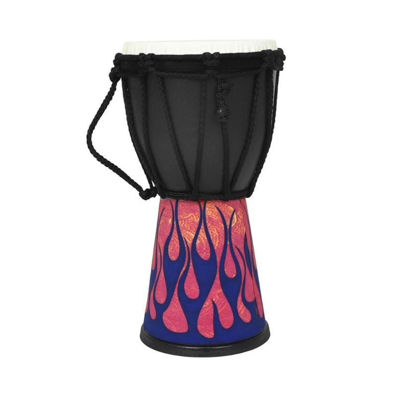 4Inch African Hand Drum Musical Instrument Children Drum Musical Toy Unique Pattern Small Drum Percussions Toy