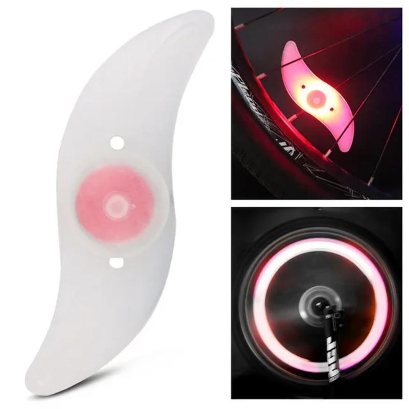 1PC Bike Wheel Spoke Light Tire Lights 3 Mode Wheel Color Spoke Light LED Waterproof Bike Safety Warning Spokes Lamp Bike Decor