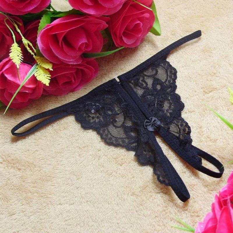 Sexy G-String Women Underwear Panties Sexy Lingerie Briefs Open Crotch Pants Erotic Transparency Underwear Woman Thongs New