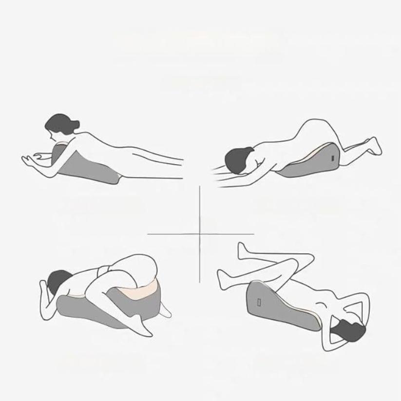 Multifunctional Bed Pillow for Sleeping On Your Stomach, Playing with Your Phone, Leg Pillow, Couple's Waist Pillow