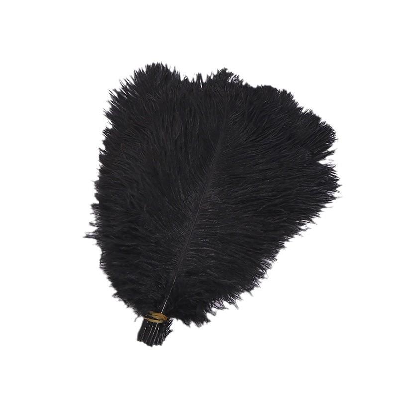 Source Thin Rod Ostrich Hair 20-25Cm High Quality Feather Diy Stage Clothing Accessories Flower Arrangement Material