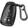 Kirsnda for Chevrolet Key Fob Cover,case with Keychain,Soft TPU 360 Protection Key Case Compatible with Chevy Malibu Camaro Trax Blazer Traverse