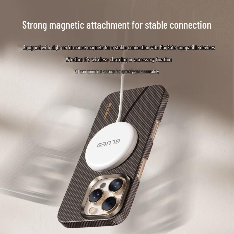 Aramid Fiber Magnetic Case for iPhone 16 Pro