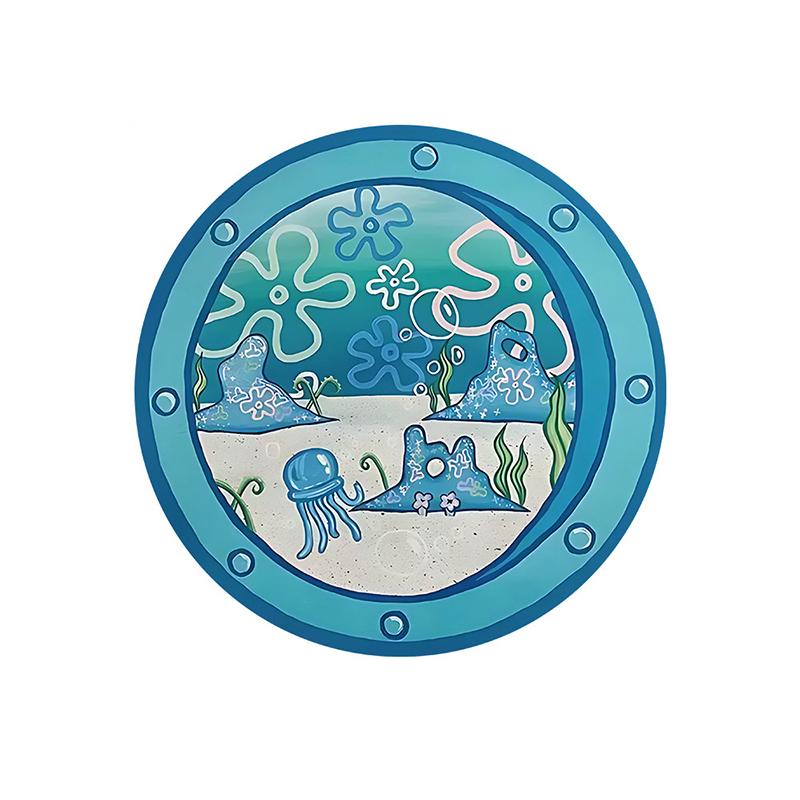 

Каваи Подводный мир Наклейки Щупальца Украшение комнаты Мультяшные 3D наклейки