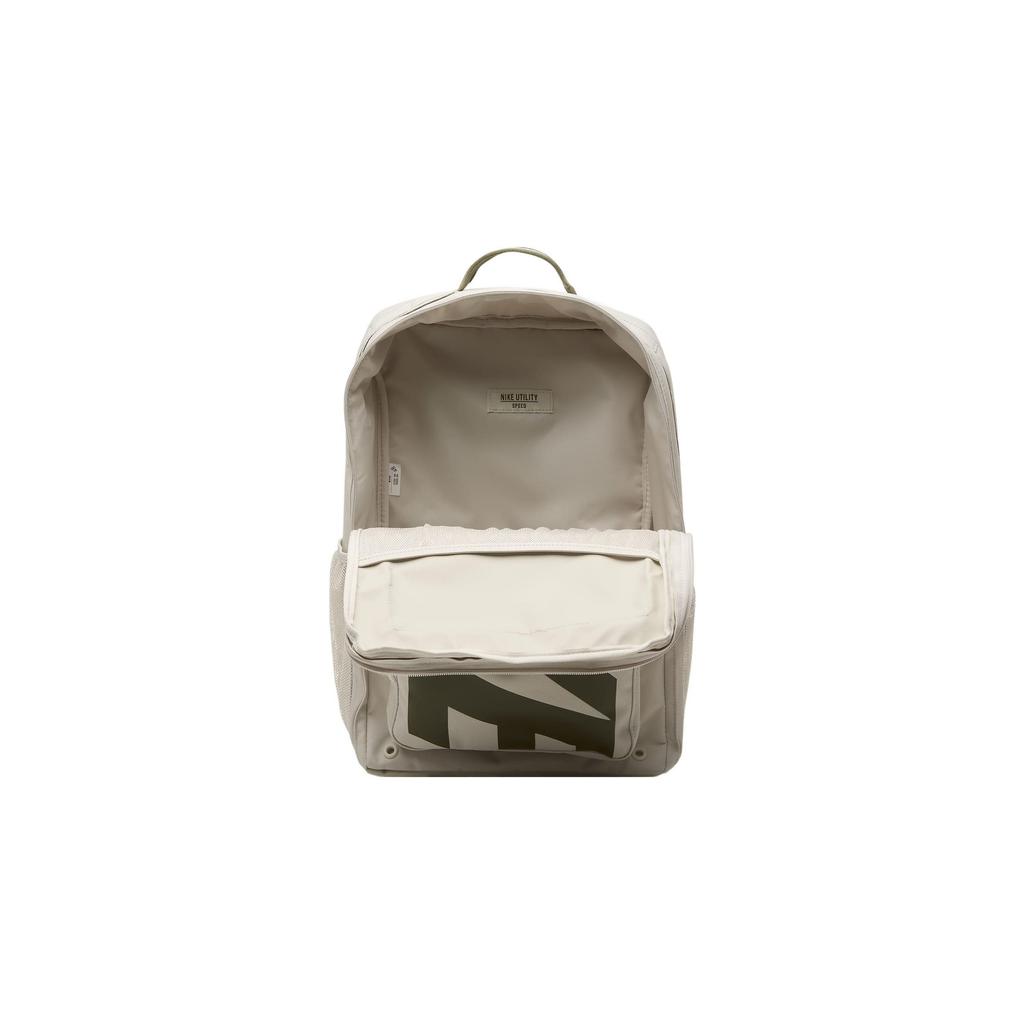 Nike Letter Print Fabric Backpack Unisex Backpacks White CZ1247-104