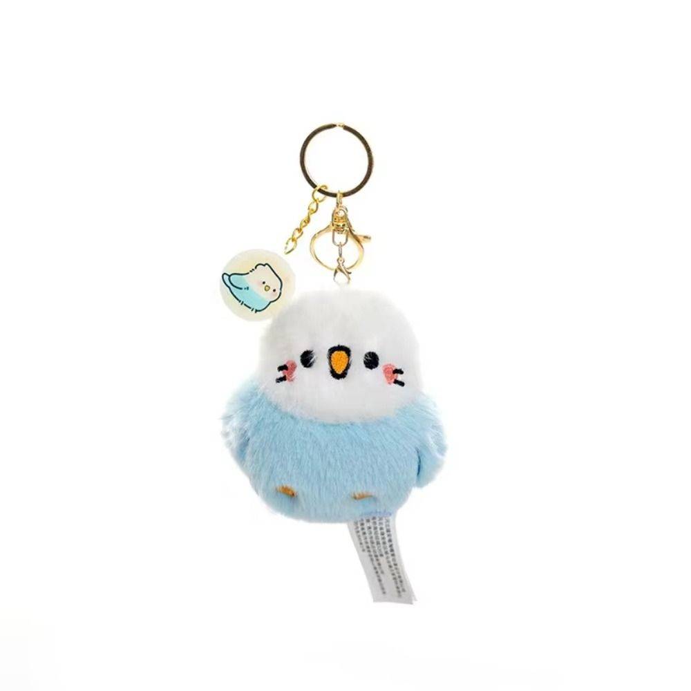 Bag Charm Bird Pendant Sound-Making Parrot Stuffed Toy Birthday Gift Chirping Plush Toy Handbags