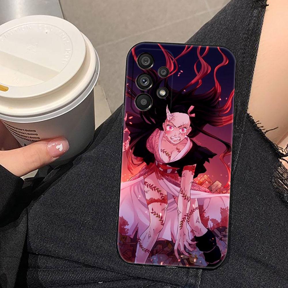 Anime Demons Slayers Tanjiro Phone Case For Samsung A73 A72 A71 A57 A56 A55 A54 A53 A52 A51 A37 A36 A32 A23 A22 A16 A15 A14 Case