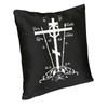 Cool Golgotha Cross Orthodox Church Square Throw Pillow Case Home Decorative 3D Two Side Print Cushion Cover for Living Room