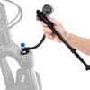 Bike Shock Pump 300PSI Aluminum Alloy Front Fork and Rr Suspension   Pump with Pressure Meter