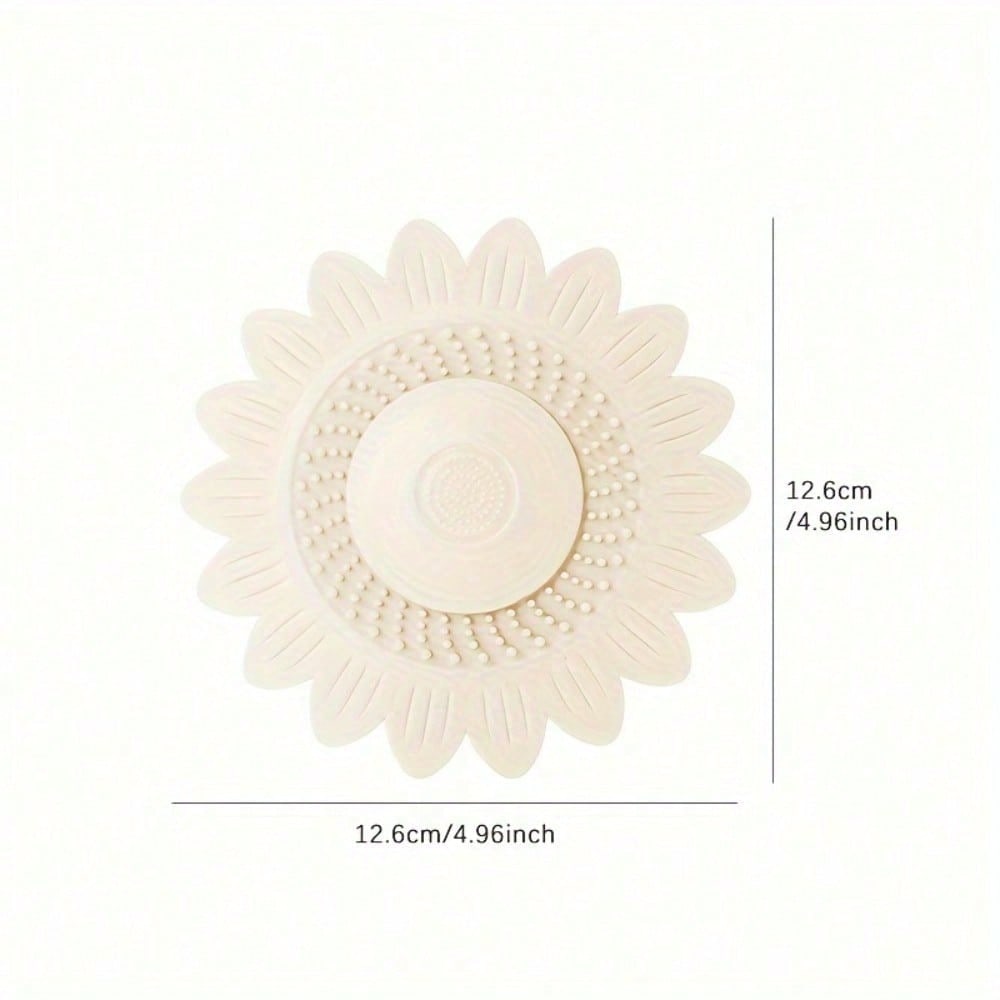 1pc Sewer Drain Cover Anti-Odor Device, Toilet Bathroom Hair Filter, Bathroom Sink Drain Hair Catcher