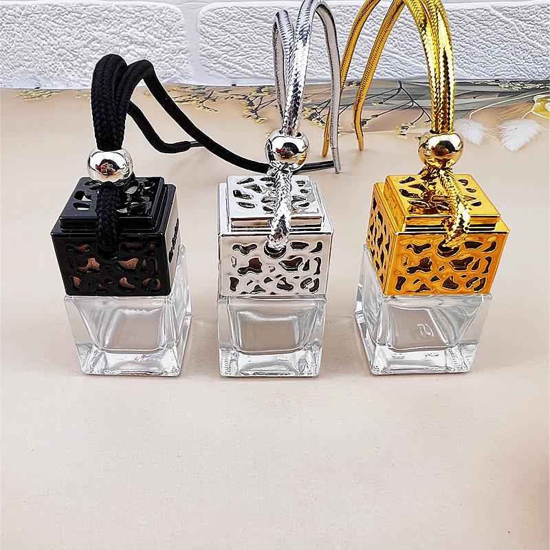 10ml Air Freshener Ornament Perfume Bottle Pendant Essential Oils Auto Car Perfume Bottle Hanging Glass Bottle Car-styling