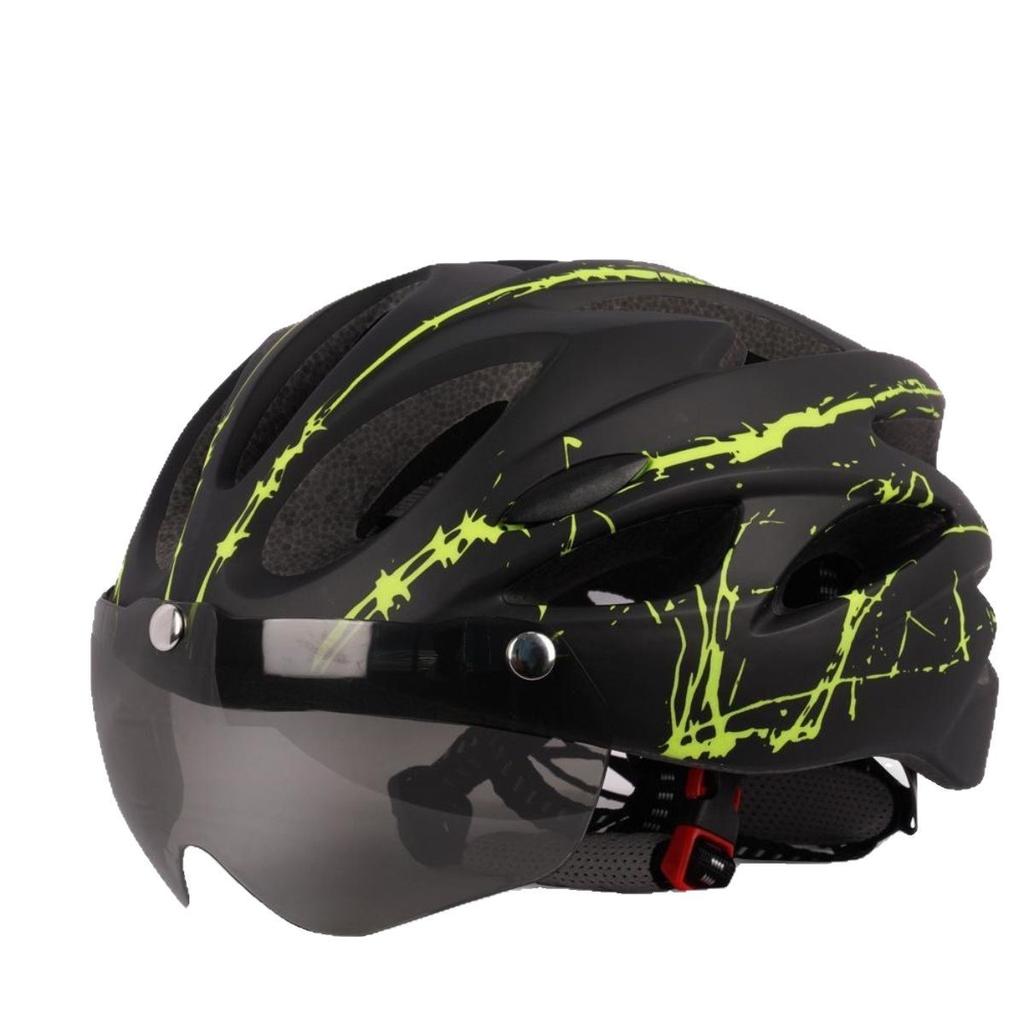 Sommer Bergrennrad Magnetbrille Fahrradhelm für Herren und Damen Atmungsaktiver Fahrerhelm